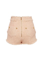 Balmain Tweed Mini Shorts