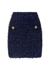 Balmain Tweed Mini Skirt