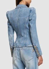 Balmain Vintage Cotton Denim Blazer