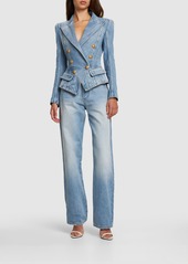 Balmain Vintage Cotton Denim Blazer