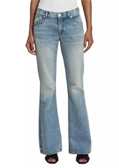 Balmain Western Bootcut Mid-Rise Jeans