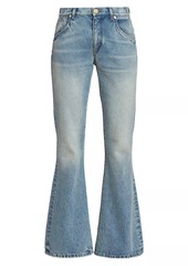 Balmain Western Bootcut Mid-Rise Jeans