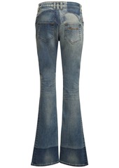 Balmain Western Denim Bootcut Jeans