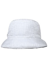 Balmain WHITE NYLON HAT