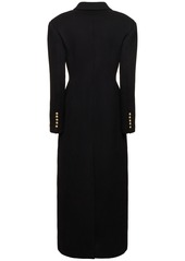 Balmain Wool & Cashmere Long Coat