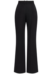 Balmain Wool High Rise Flared Pants