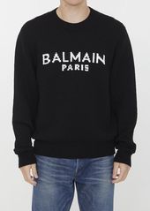 Balmain Wool sweatshirt with logo