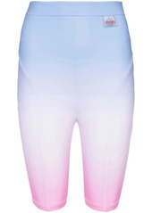 Balmain x Evian gradient-effect bermuda shorts