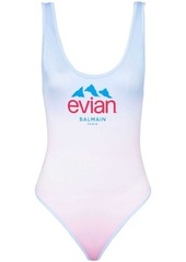 Balmain x Evian gradient-effect swimsuit