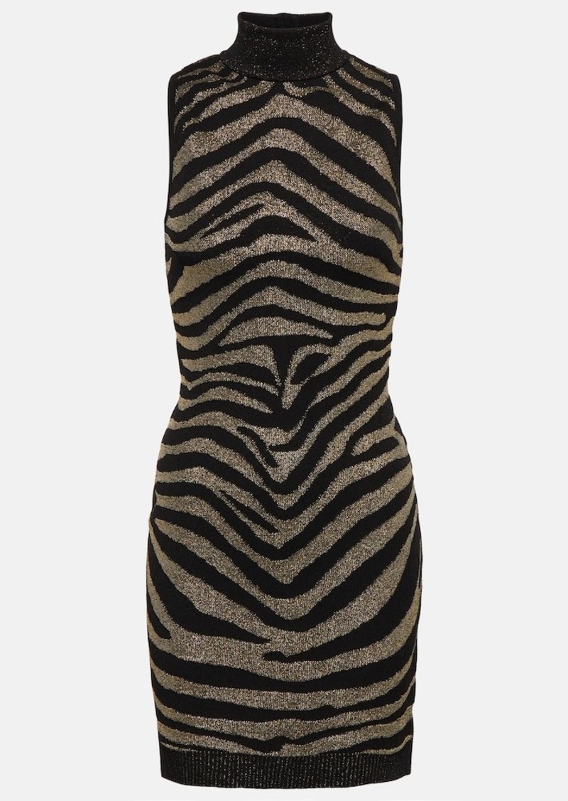 Balmain Zebra-print minidress
