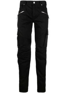 Balmain zip-detail skinny-leg trousers