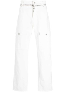 Balmain zip-detail straight-leg jeans