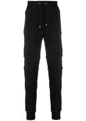 Balmain zipped slim-fit cotton trousers