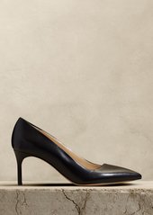 Banana Republic Arden Mid-Heel Leather Pump