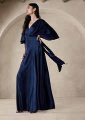 Banana Republic Aura Silk Maxi Dress