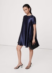 Banana Republic Aurelia Satin Trapeze Mini Dress