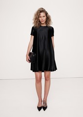 Banana Republic Aurelia Satin Trapeze Mini Dress