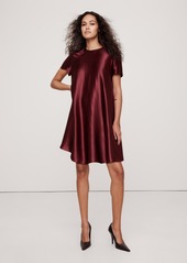 Banana Republic Aurelia Satin Trapeze Mini Dress