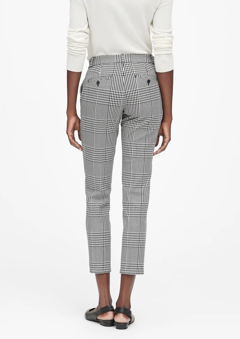 Banana Republic Avery Straight-Fit Plaid Ankle Pant | Bottoms