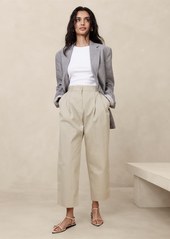 Banana Republic Avila Barrel-Leg Pant