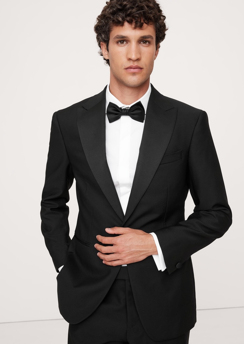 Banana Republic Barathea Italian Tuxedo Jacket