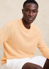 Banana Republic Cashmere-Linen Crew-Neck Sweater