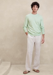 Banana Republic Cashmere-Linen Crew-Neck Sweater