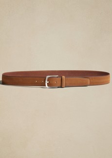 Banana Republic Cinza Nubuck Leather Belt