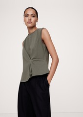 Banana Republic Cotton Draped Tank