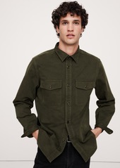 Banana Republic Cotton Twill Shirt Jacket