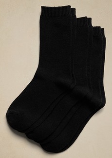 Banana Republic Cozy Sock with a Touch of Cashmere 3-Pack