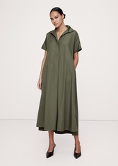 Banana Republic Cruz Poplin Maxi Dress