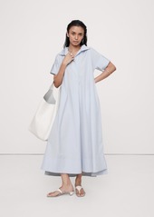 Banana Republic Cruz Poplin Maxi Dress