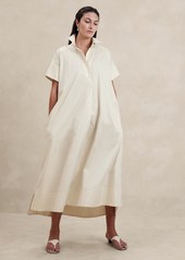 Banana Republic Cruz Poplin Maxi Dress