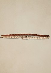 Banana Republic Daze Woven Leather Belt