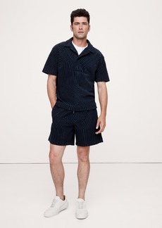 Banana Republic Geometric Terry Polo Shirt