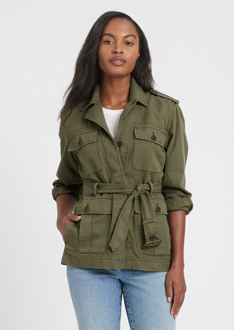 Heritage Cotton-Linen Safari Jacket - 45% Off!