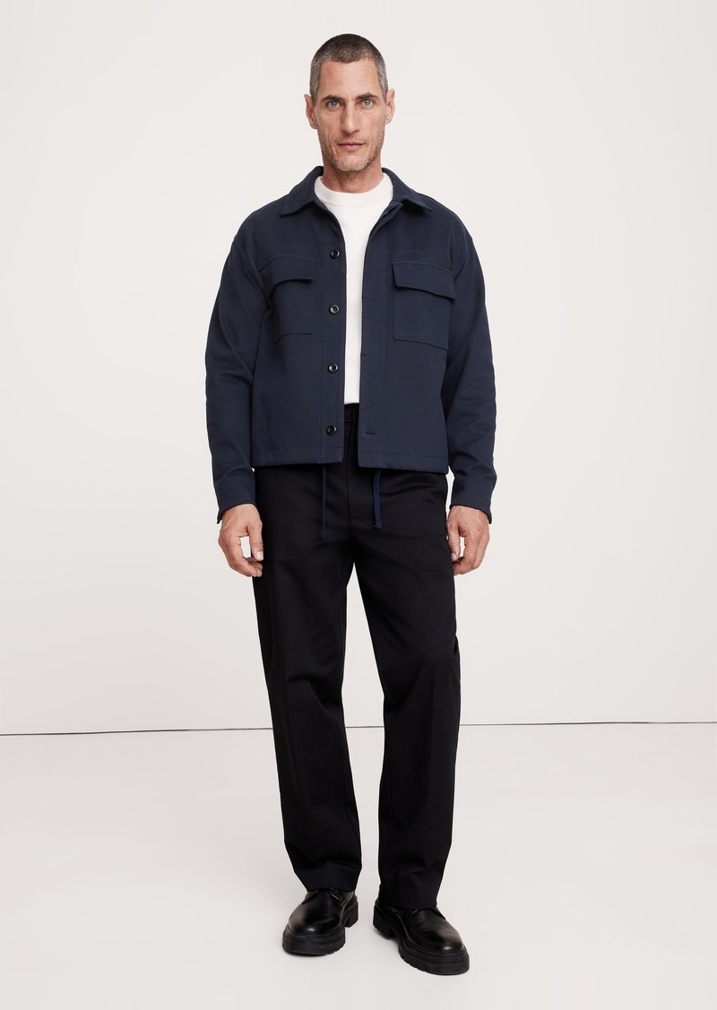 Banana Republic Herringbone Ponte Coach's Jacket