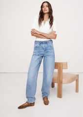 Banana Republic High-Rise Rigid Bow Jean