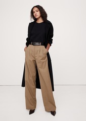 Banana Republic High-Rise Wide-Leg Wool Pant