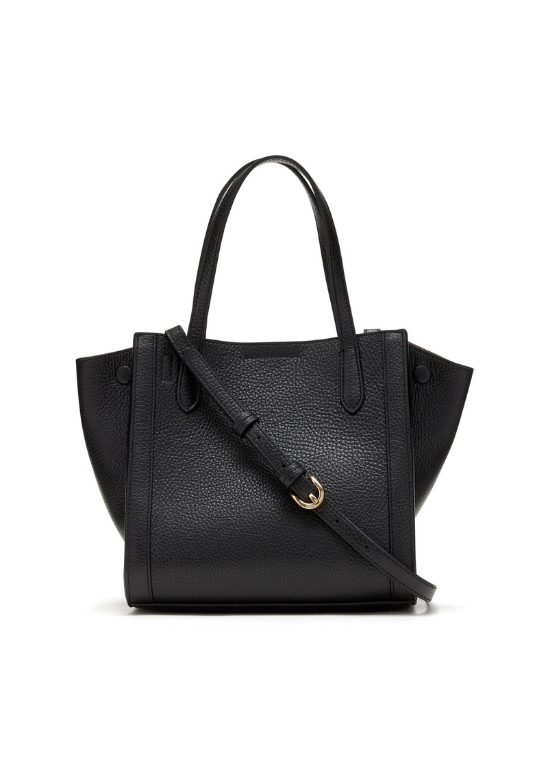 Italian Leather Mini Tailored Tote Bag