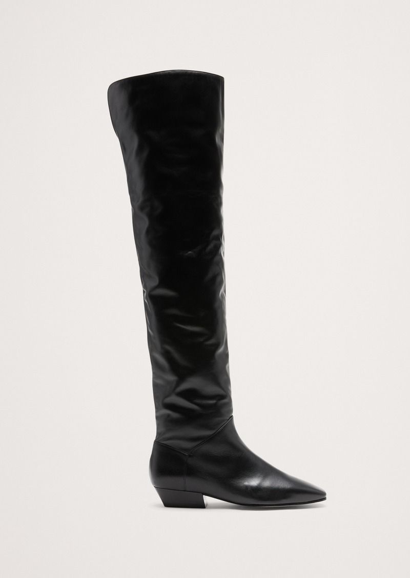 Banana Republic Italian Leather Over-The-Knee Boot