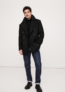 Banana Republic Italian Melton Peacoat