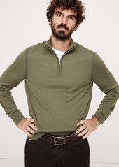 Banana Republic Italian Merino Half-Zip Sweater