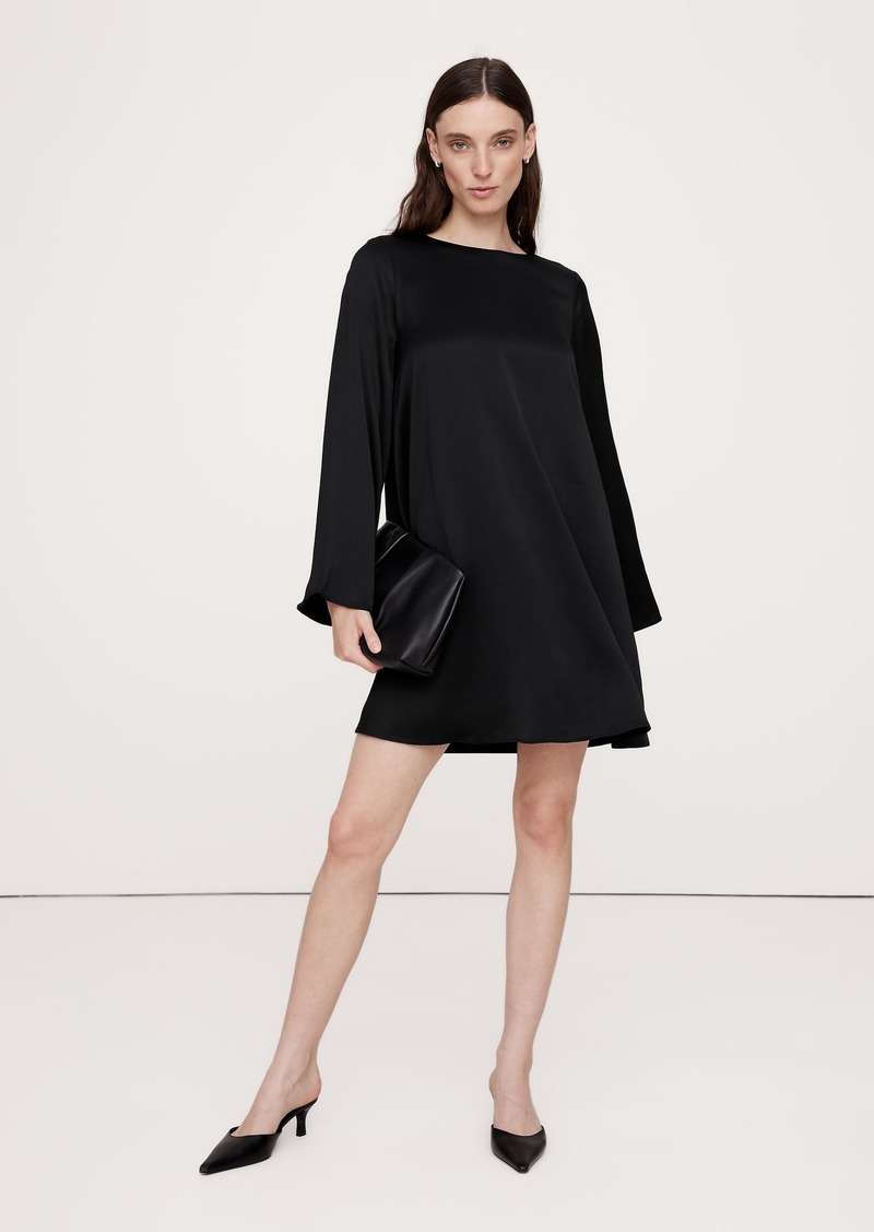 Banana Republic Italian Satin Mini Dress