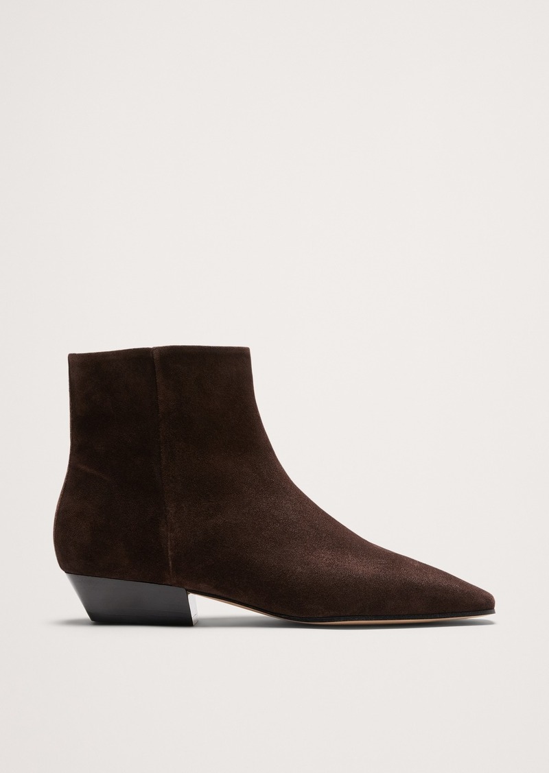 Banana Republic Italian Suede Ankle Boot