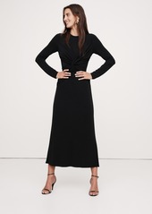 Banana Republic Jersey Knit Twist-Front Maxi Dress