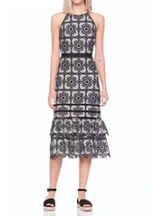 banana republic lace midi dress