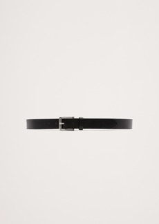 Banana Republic Leather Belt with Beveled Edges