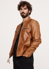 Banana Republic Leather Biker Jacket